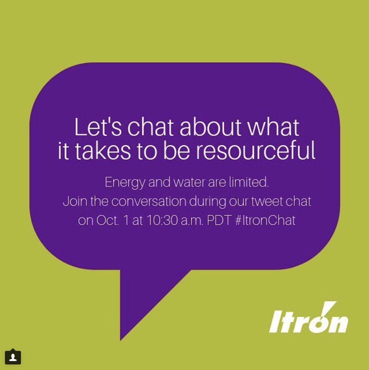 Poweroverenergy's tweet image. The #ItronChat is happening Monday! Join @ItronInc, @WiSunAlliance, @teena_maddox, @Kevin_ODonovan and other influencers to discuss what it takes to use #energy and water more efficiently.