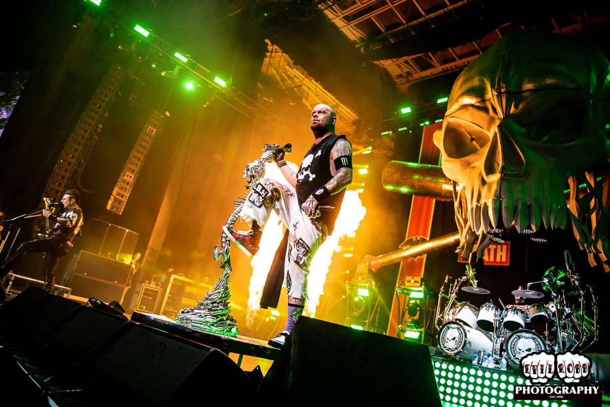 Five Finger Death Punch Fight On Stage