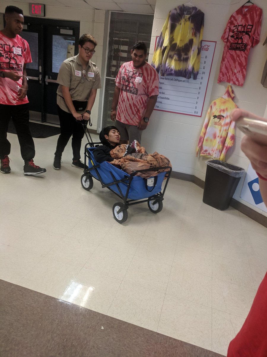 TRex4935's tweet photo. We take robotics VERY seriously #THOR2018 https://t.co/MUz55zAWWu