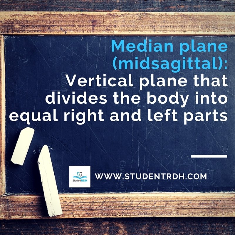 StudentRDH's tweet image. #SaturdayDefinitions #StudentRDH #MedianPlane