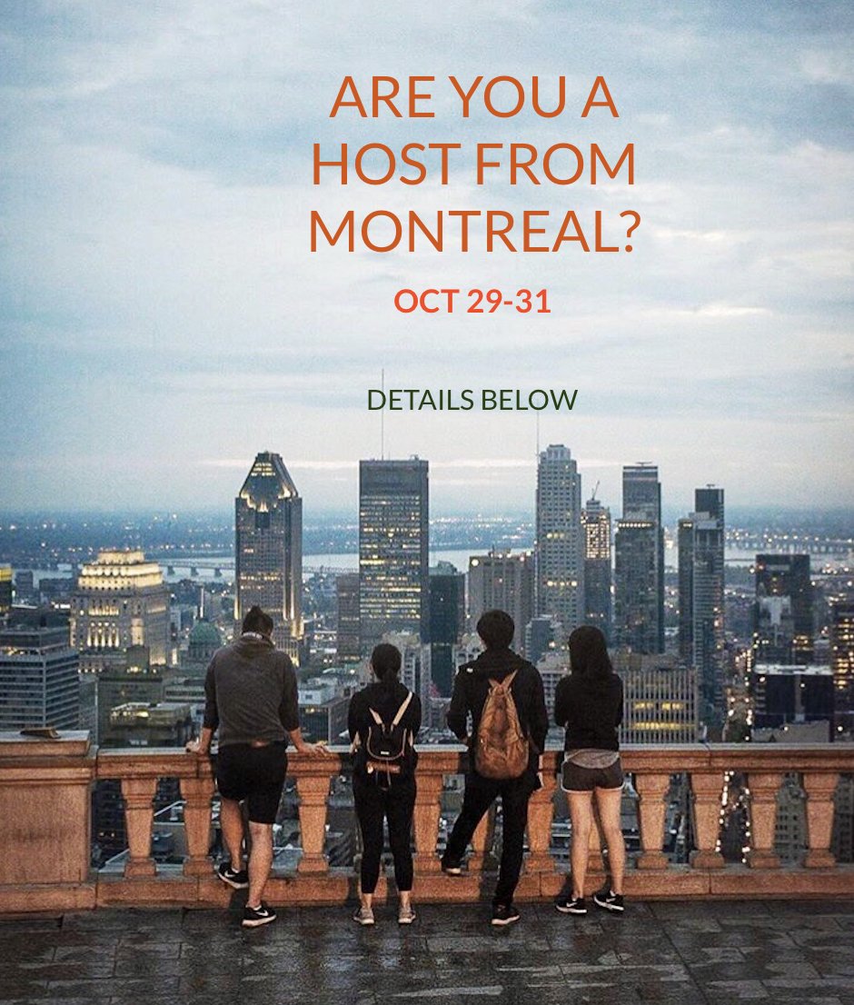 3 Great Start Up Entrepreneurs are attending Fintech Montreal in October. 
Need: Accommodation -separate room with 2 beds or similar 
Location: Ideally near St. Place-d'Armes or near Central Station
Price: LETS NEGOTIATE
Please DM us with your offers

#montreal #fintech #october
