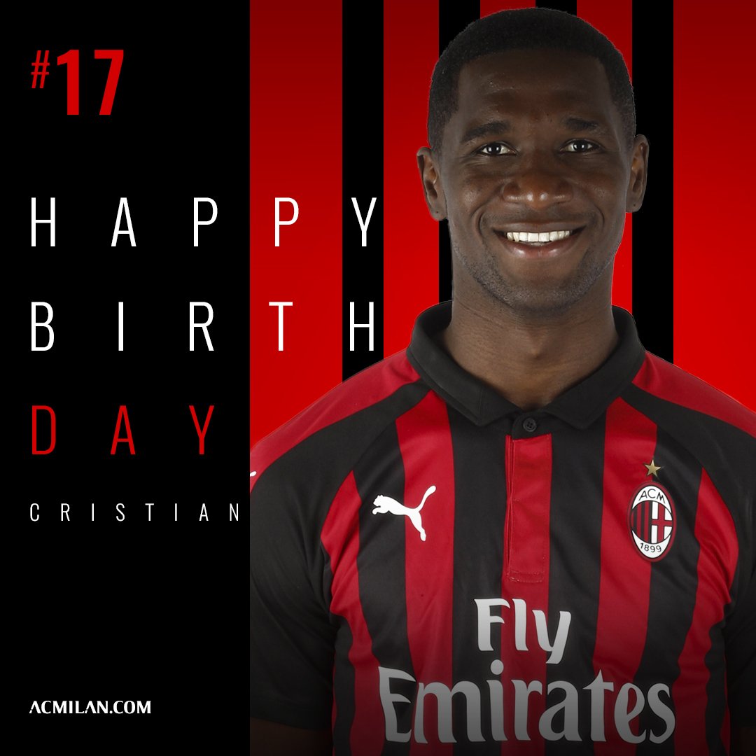 acmilan's tweet photo. ¡Feliz cumpleaños a Cristian Zapata, quien hoy cumple 32 años! 🎂
Happy birthday Cristian, have a great day! 🎂
#weareacmilan https://t.co/WHR7JjmB3L