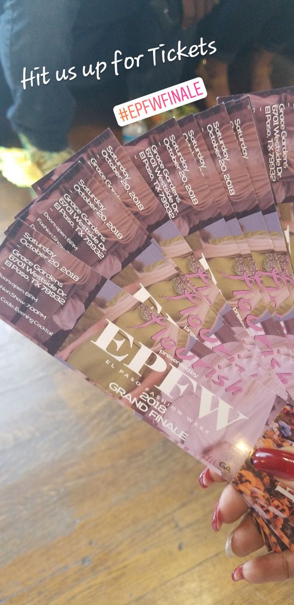 IL_Clothing's tweet photo. Come check us out on the Runway Saturday October 20 at Grace Gardens😁 Lots of great things in store! We still have a few tickets left! #yourlegacymatters #EPFW #fashionweek #Finale #gracegardens #ElPaso #supportlocal #BlackExcellence #melaninpoppin #siblinggoals #entrepreneur https://t.co/cvO7KhiVtP