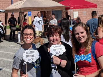 Our happy team at Parkside Community Day celebrating our children &amp; families and goodwill!
<a href="/ParksideES/">Parkside Elementary</a> <a href="/PennDelco/">Penn-Delco SD</a> <a href="/pdsdsuper/">Dr.George Steinhoff</a> 
<a href="/ParksideSC/">Ginnie Jones (Lee)</a> <a href="/Clarkcontrady/">Danielle Clark</a> <a href="/Georgia_Polites/">Georgia Polites</a> @SVPrincipalps #PositivelyPennDelco #PennDelcoProud 
#LoveMySchoolTeam