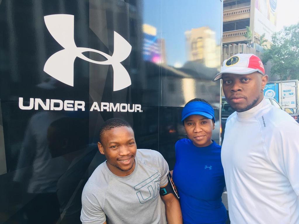 LeratoIsMyName's tweet photo. #OKletsRun we ran the streets of Braam !! @UnderArmour  #RockUpandRun https://t.co/03hteEifiM