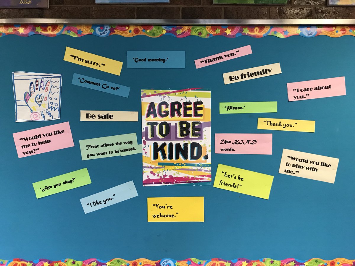 Helen Fisher (@tdsb_helen) on Twitter photo Student created bulletin board reminds everyone <a href="/HHJPS_JAGLA/">Highland Heights JPS</a> to be kind to each other😀<a href="/LC2_TDSB/">Learning Centre 2</a> #studentwellness #staffwellness Student created bulletin board reminds everyone <a href="/HHJPS_JAGLA/">Highland Heights JPS</a> to be kind to each other😀<a href="/LC2_TDSB/">Learning Centre 2</a> #studentwellness #staffwellness
