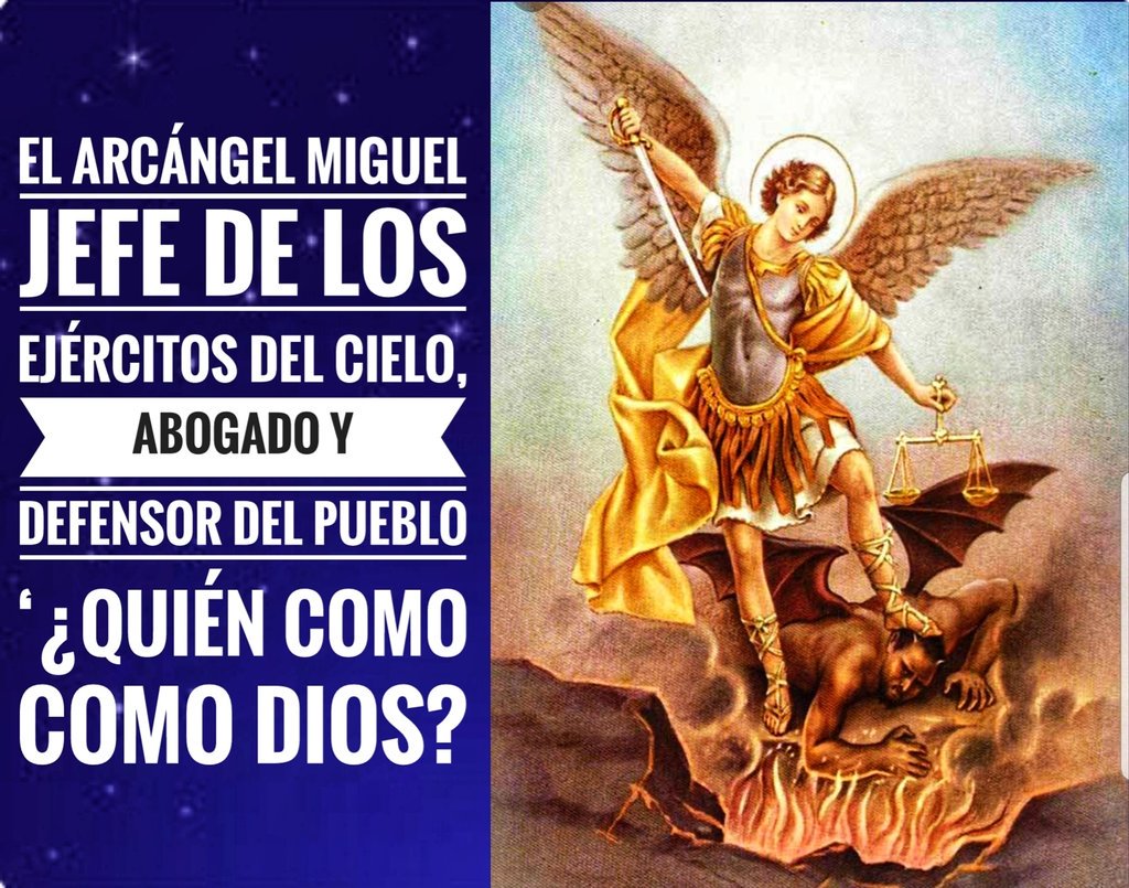 #VenezuelaDiplomaciaDePaz El arcángel Miguel Jefe de los ejércitos del cielo, Abogado y defensor del pueblo ‘¿Quién como Dios?