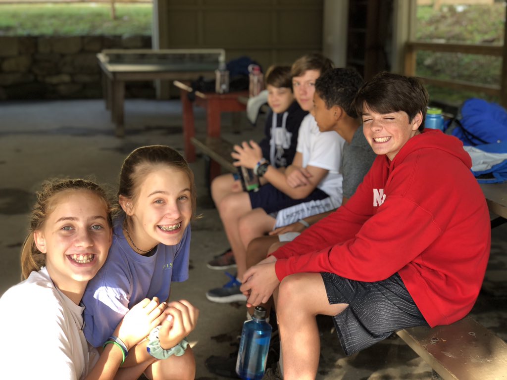 TrescaJulie's tweet photo. Building our Team Blue skills. It was a great morning! #trinityexplores https://t.co/Nt2VpO7MR1