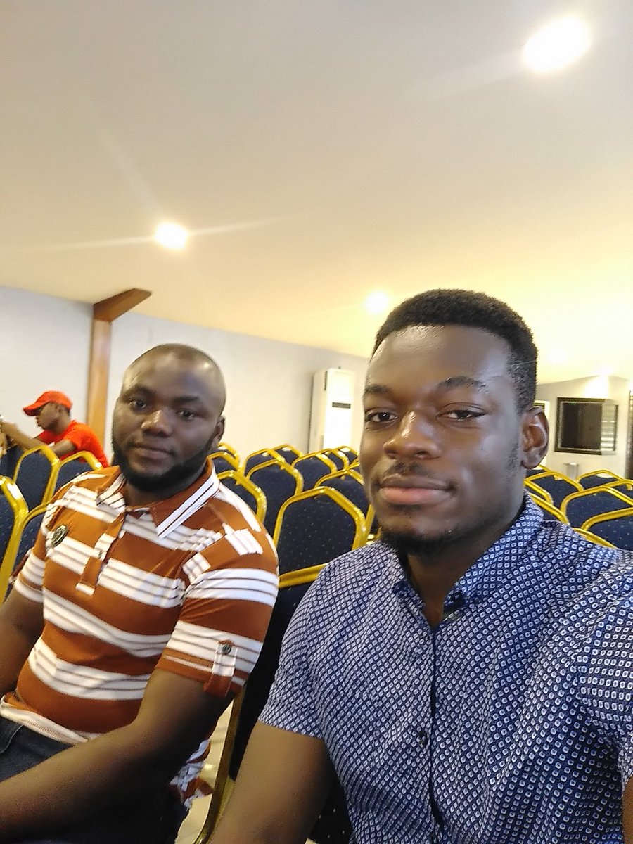 chucks_ever's tweet photo. Earlier today @ArthurElNino1 @nodejsnigeria @findworka #NodeConfNG https://t.co/9OuavqMkY6