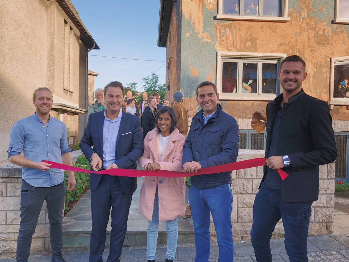 Great opening of Kamellebuttek today in Esch. Congratulations, Raphael Gindt &amp; Daniel Mac Lloyd. Wishing you a prosperous and wonderful future! 🍀