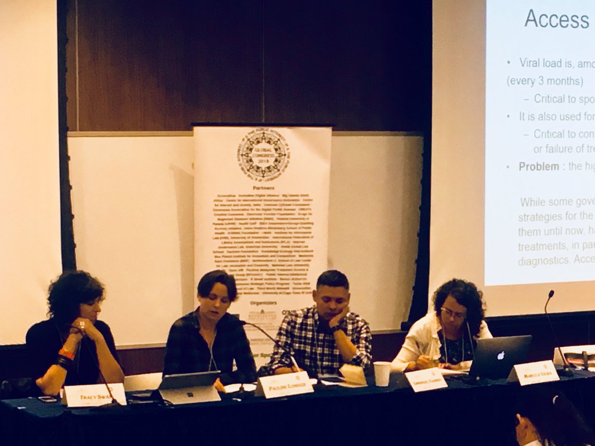 STOPAIDS's tweet photo. Access to medicines isn’t our only challenge. @londeixp gives an enlightening presentation at #GCIP18 on barriers to accessing #HIV and #HCV diagnostics. #MissingDiagnostics https://t.co/3gpGOdQhKT