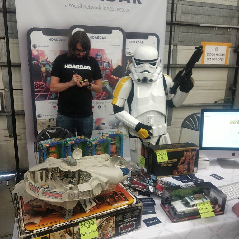 HoardarApp's tweet photo. First day of #NorCon2018 in the bag!! More to come tomorrow! Come and see us for the chance to win cool prizes!! https://t.co/1iQlG32i8c