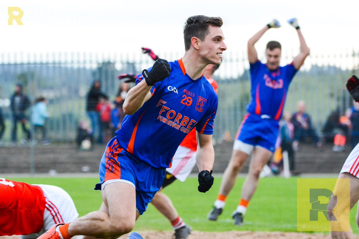 RoryOCox's tweet photo. DD Mulgrew hit @ardboegfc's first goal this evening as they caused an upset in the Tyrone Senior Championship, defeating favourites Trillick. @TyroneGAALive @ddmulgrew https://t.co/U1XtzGopde