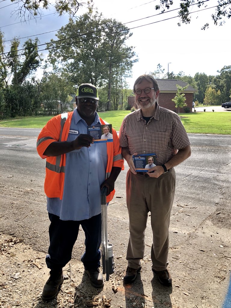 ArchieParnellJr's tweet photo. Loving all the great people we’re meeting canvassing in Camden. We have the momentum! #FlipSCBlue #Archie4Congress https://t.co/bgxcs2Koj5