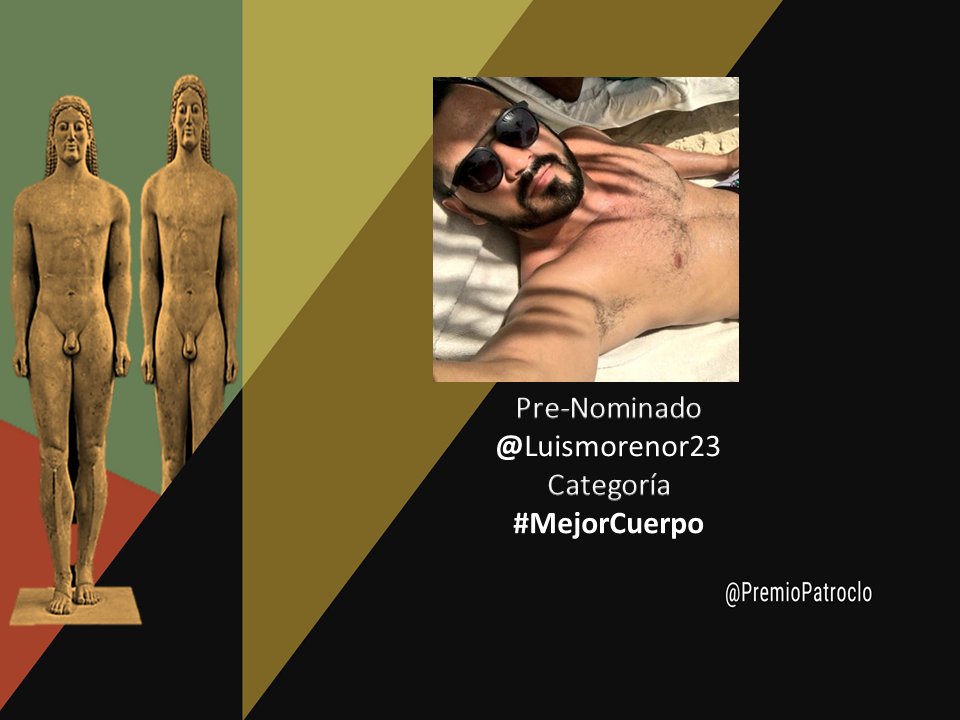 PremioPatroclo's tweet photo. Pre-Nominado
@Luismorenor23 
Categoría
#MejorCuerpo
#PremioPatroclo2018 

Conoce mas en
https://t.co/AgMJmP4XYp https://t.co/1AugmQ0ZEx