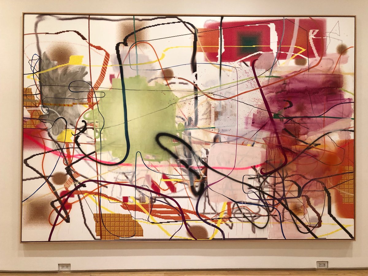 robertasmithnyt's tweet photo. If you want to see a painting cast serious shade on its neighbors, check out this Albert Oehlen in the show at Skarstedt (UES) about de Kooning and his influence. It’s simply no contest: very illuminating example of art forthrightly demanding and rewarding attention. https://t.co/V4R3vvqUu0