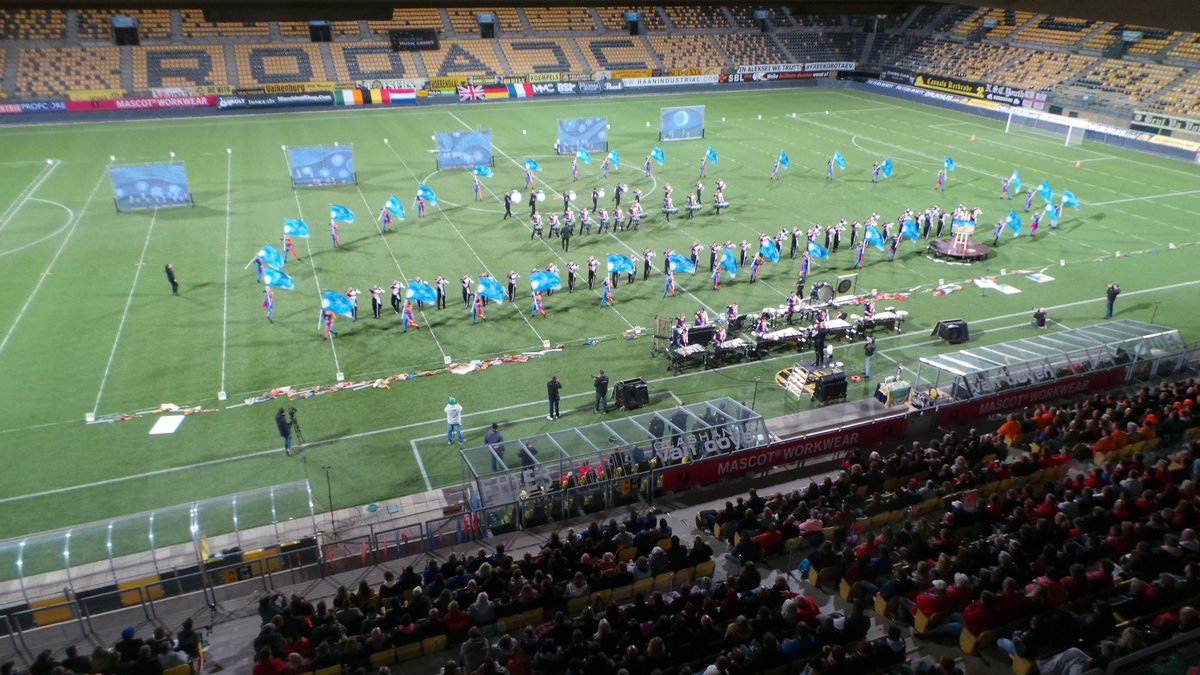 DrumCorpsEurope's tweet photo. What a climax to finals night!! Jubal drum & bugle corps #DCE2018 https://t.co/sb8We1zIU4