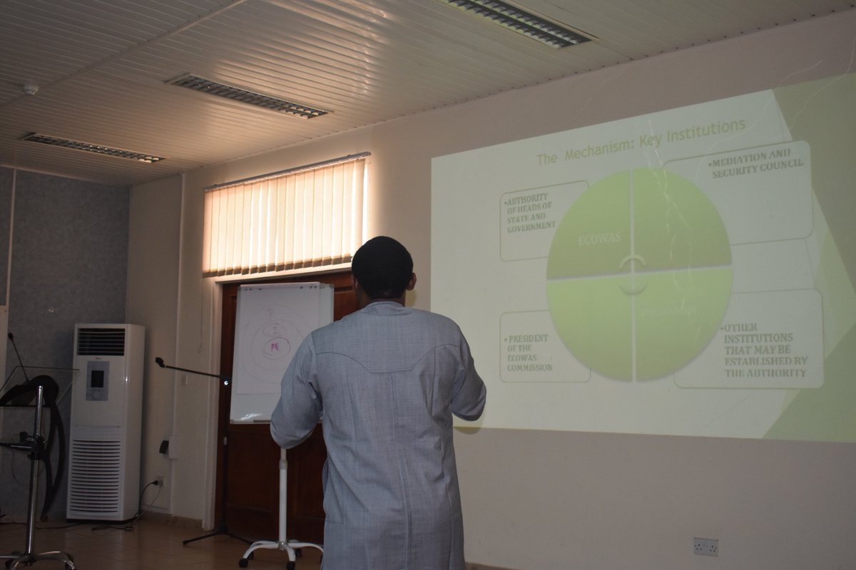 WANEP_Regional's tweet photo. #WAPI2018 training highlights-Dr. Brown Odigie,Capacity Building Officer, ECOWAS MFD takes Women mediators through modules on ECOWAS Dialogue and Mediation Framework – Alert and Response Spectrum  &amp; ECOWAS Gender Peace &amp; Security and the Place of Gender in Dialogue and Mediation https://t.co/8fnJvkUILP