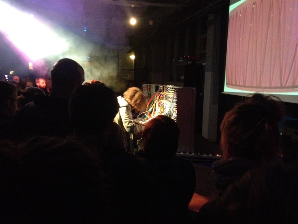 Our master Colin Benders at work #dutchmodularfest