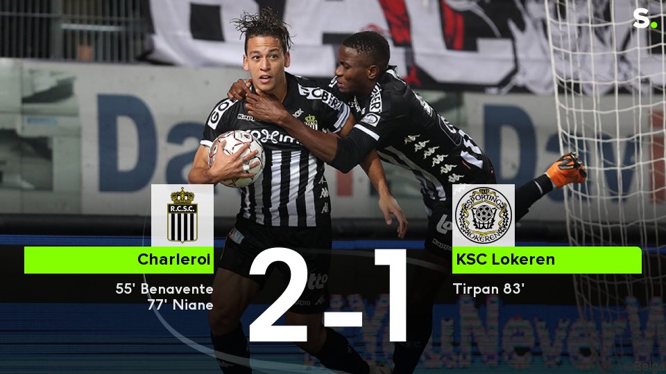 sporza's tweet photo. Charleroi schuift op in de stand na een zege tegen een matig Lokeren
https://t.co/fhSixxGUfU #ChaLok https://t.co/MuZi5dJukE
