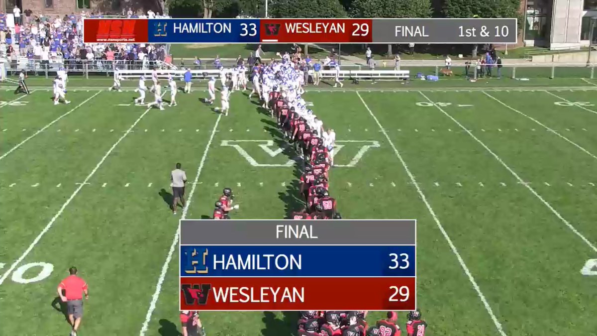 marcusgut19's tweet photo. WOOHOOO @HamCollFootball tops Wesleyan 33-29! It’s a great day to be a CONTINENTAL #ROLLCONTS https://t.co/Mkn1UrjcSz