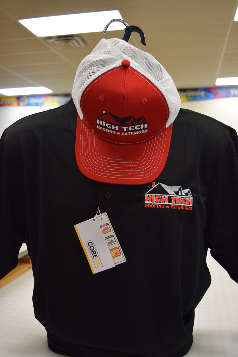 400_Ink's tweet photo. Check this embroidery out 👏! Thank you High Tech Roofing &amp; Exteriors for the business! 

Have questions about embroidery or ready to order? 

📱 Call or Text Us! 706-395-5862 
💻 Send Us A PM!
✉️ Email Us! orders@400ink.com

We can't wait to speak to you! https://t.co/4cPVPXRAz1