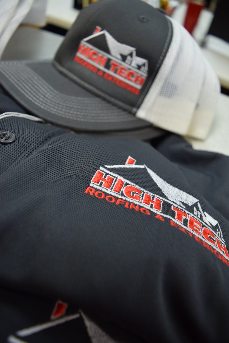 400_Ink's tweet photo. Check this embroidery out 👏! Thank you High Tech Roofing &amp; Exteriors for the business! 

Have questions about embroidery or ready to order? 

📱 Call or Text Us! 706-395-5862 
💻 Send Us A PM!
✉️ Email Us! orders@400ink.com

We can't wait to speak to you! https://t.co/4cPVPXRAz1