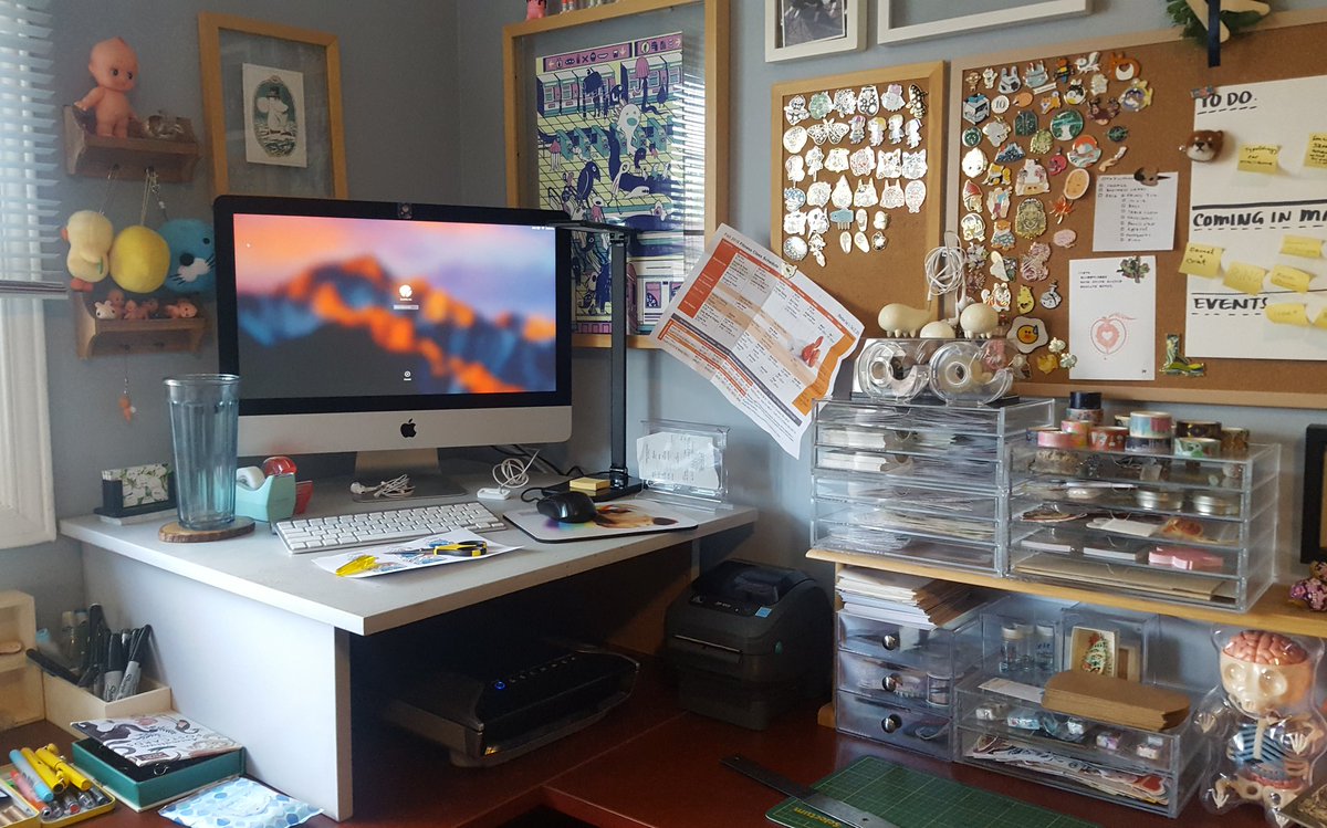 maruti_bitamin's tweet photo. Rearranged workspace! 🦐👌 https://t.co/pvhcYvr31t