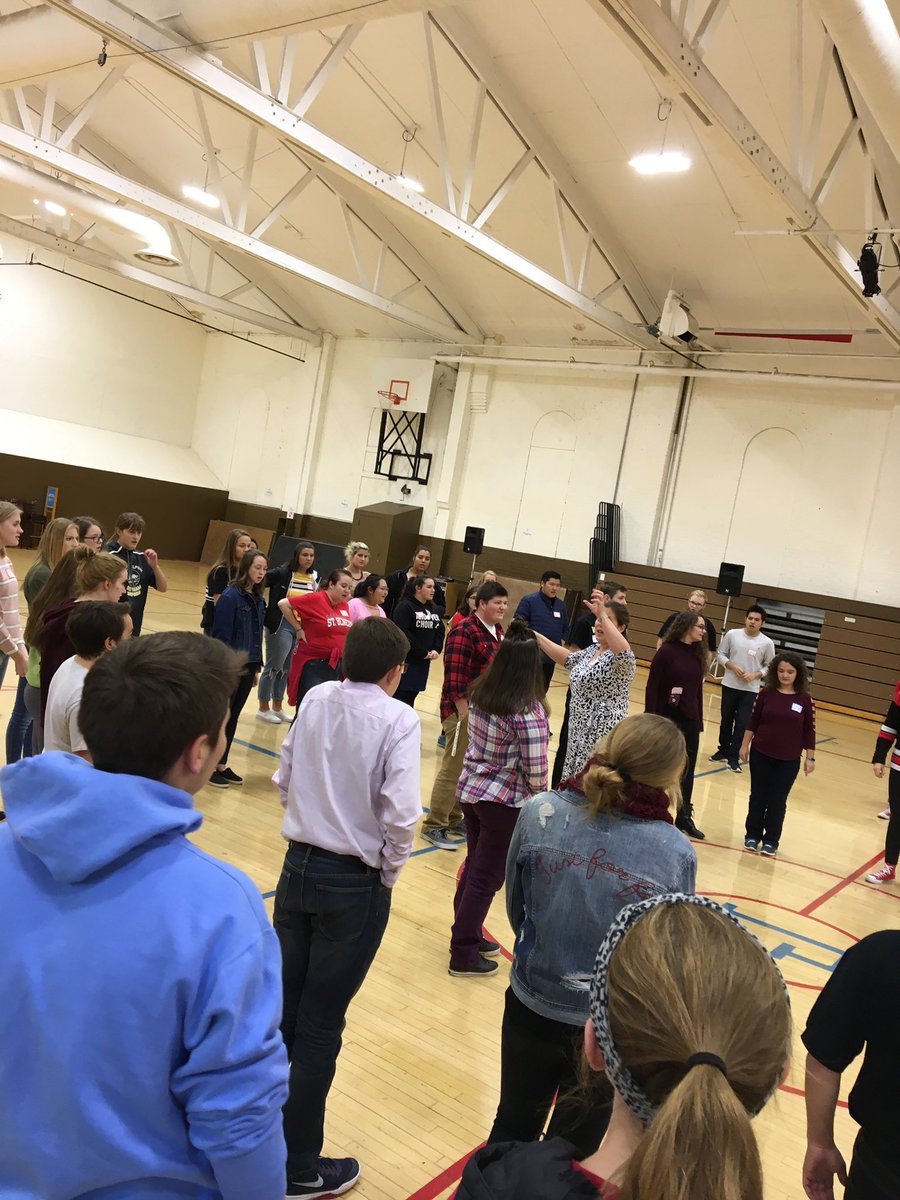 Up at the St. John’s Festival of Styles today with 26 brave students. Pictured here is some of them working on improvisatory singing. Great day!!
