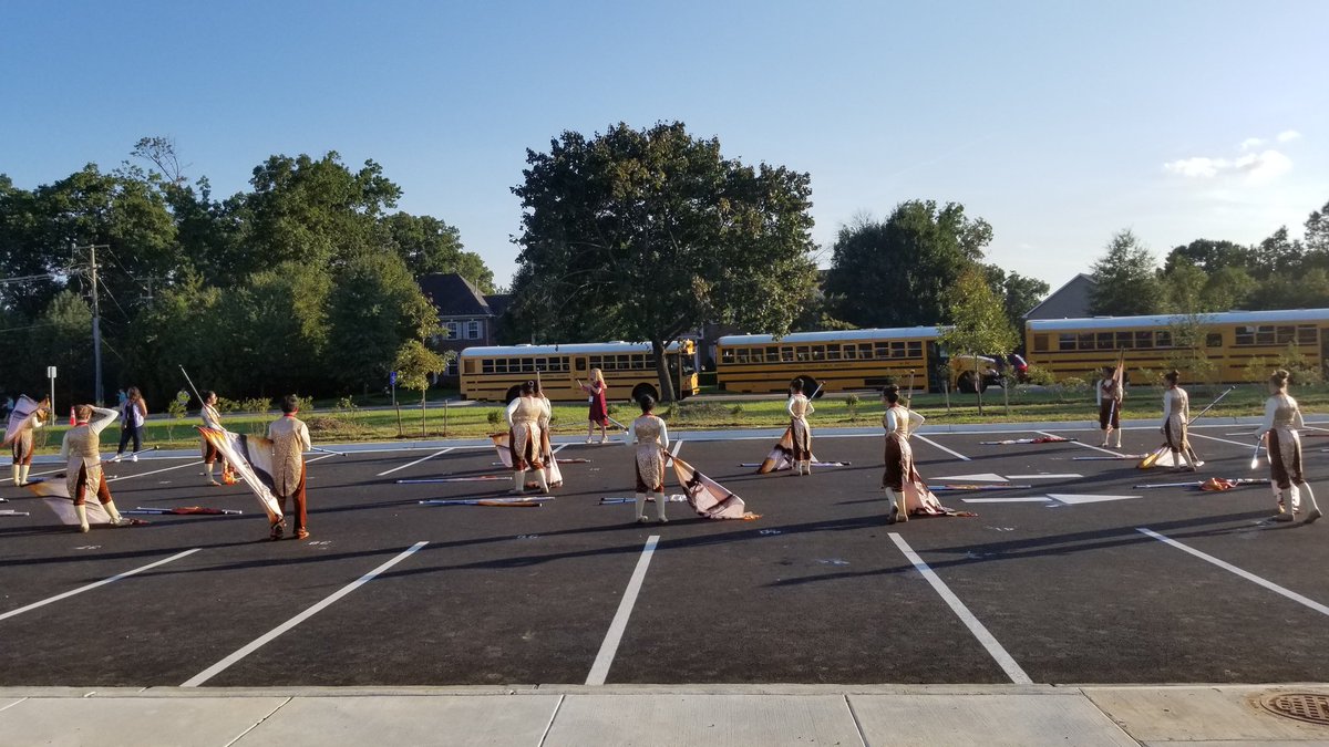 So proud of all of the Marching Knights for a great first day of competitions! Way to go! <a href="/ChampeTweets/">John Champe High School Community News</a>