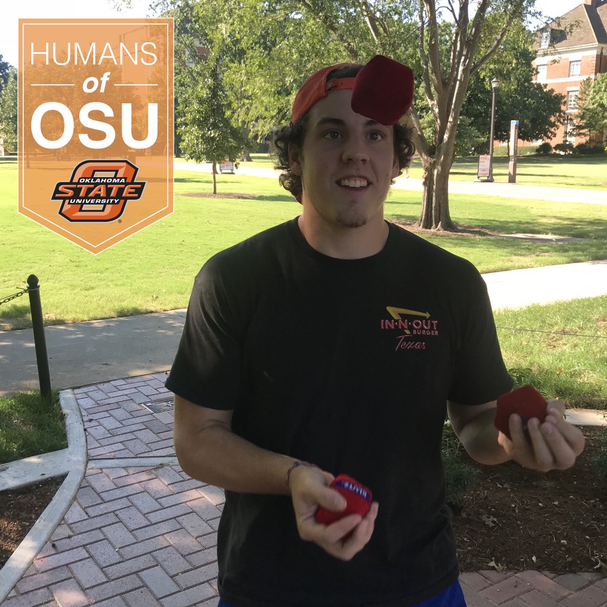 okstate's tweet photo. Going to school each day can get monotonous. I think it’s healthy for everyone to have a hobby they can do to add something extra in their day.
-Levi Penwell,
#okstate Freshman
Oklahoma City, Oklahoma
#HumansOfOSU
https://t.co/Wfeh08V5QL https://t.co/y7PjLkNjgt