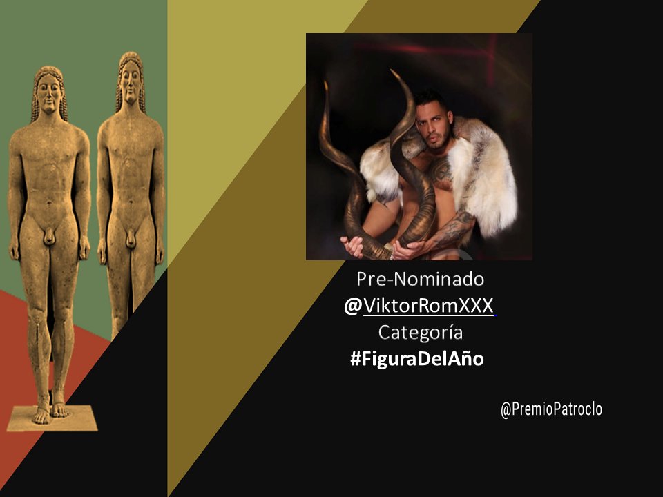 PremioPatroclo's tweet photo. Pre-Nominado
@ViktorRomXXX 
Categoría
#FiguraDelAño 
#PremioPatroclo2018 

Conoce mas en
https://t.co/AgMJmP4XYp https://t.co/yw4rl14xEE