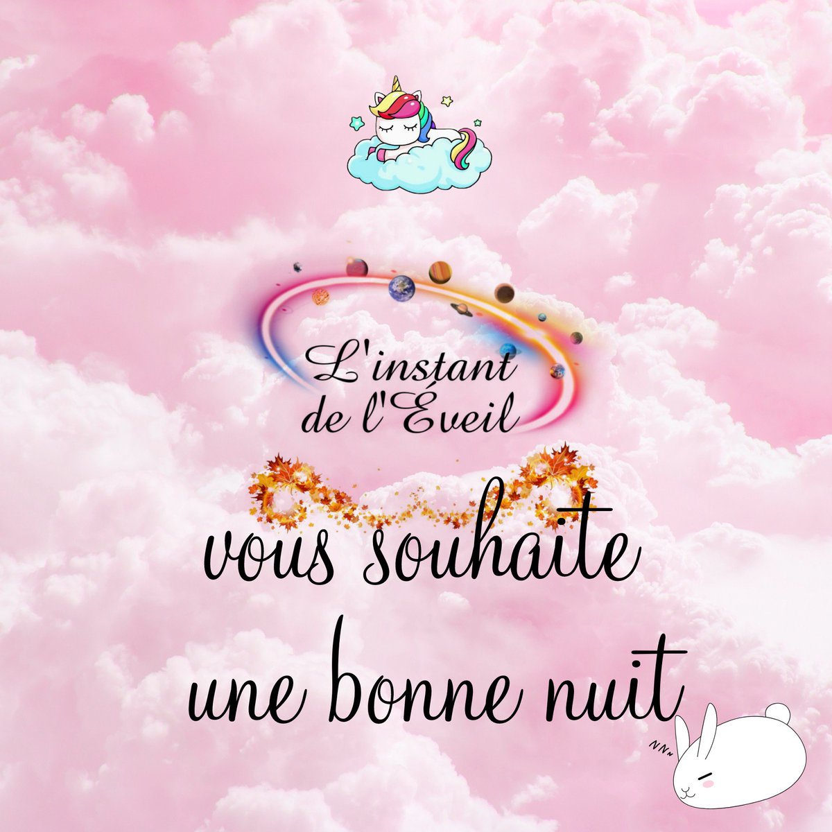 linstant2leveil's tweet photo. Bonne nuit à tous #dream #night Bonjiur #goodnight #sweetdream #linstantdeleveil #unicorn #dodo #zzz https://t.co/fLPBWG4KPI