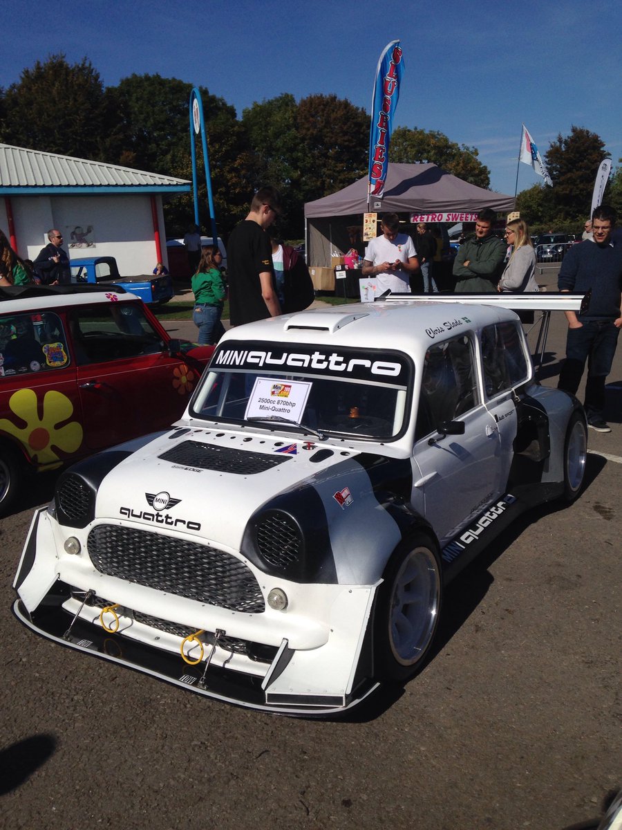dave_curd's tweet photo. #miniactionday wow! The Mini-Quattro and didn't it go... https://t.co/LuZYSFnsyp