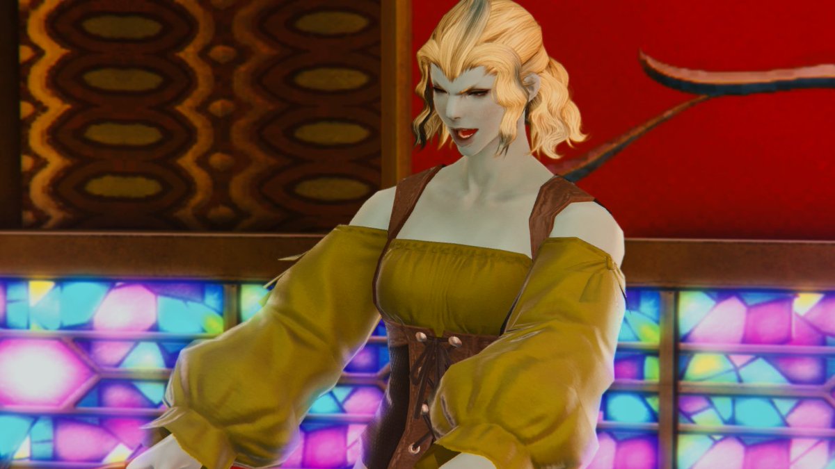 Unnamed Sea Wolf at the Gold Saucer's Round Square #FFXIV  #FF14  #roegadyn  #ルガディン  #femroe