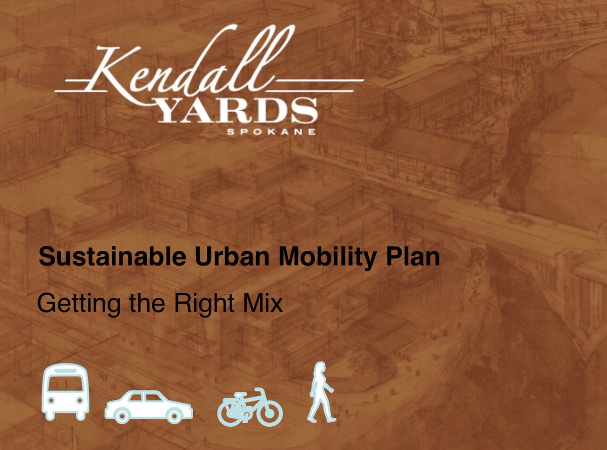 We are working hard to get the mobility mix right in Kendall Yards.  In addition to pedestrian and cycle improvements, we are making a big commitment to transit. October 1 we commence a new program with STA.  All residents and employees  will have access to free bus passes.