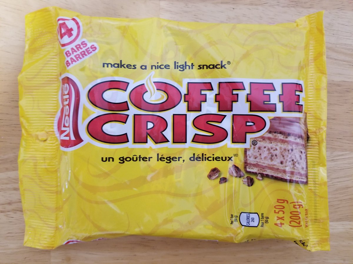 JoyKarley's tweet image. The perfect treat for #nationalcoffeeday #coffeecrisp #canadiantreats #canadiancandy #coffebreak #coffee #ilovecoffee #ilovecoffeecrisp #yum #mmmmm
