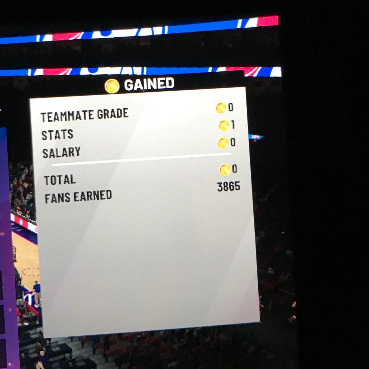 DJAkuma's tweet photo. @2ksupport  Can you please take a look at this error? Not getting VC for any of my MyCareer games. Thanks! Ticket #3495343 https://t.co/xbrcelLddH