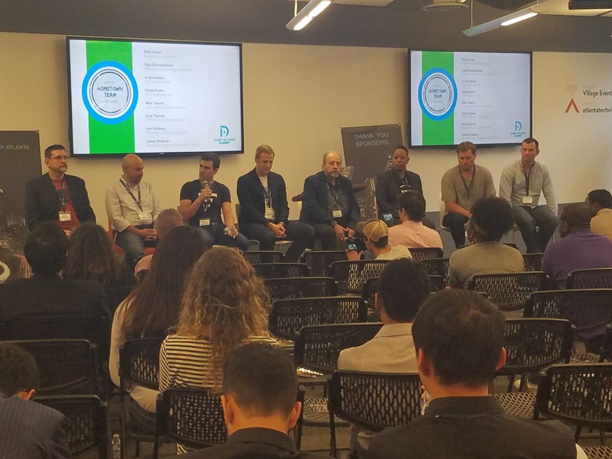 It’s been an awesome day of presentations and panels at dApp Atlanta Summit. 

Next up is drinks and networking! 🍻

<a href="/dappatlanta/">dAppAtlanta</a> <a href="/ATLTechVillage/">Atlanta Tech Village</a>