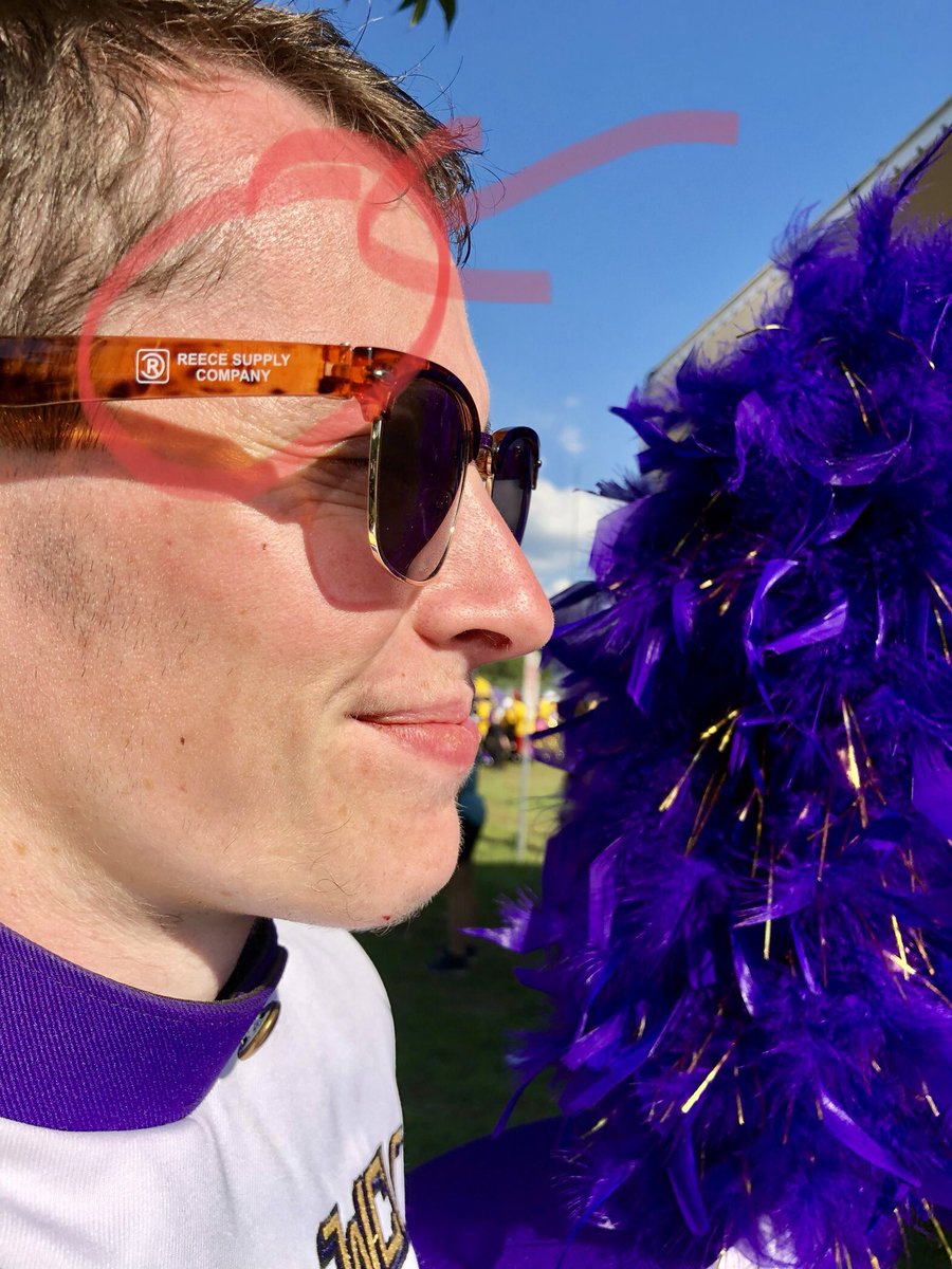 ISAPrez's tweet image. When you drum major son rocks @ReeceSupply sunglasses. #signlife meets #marchingband