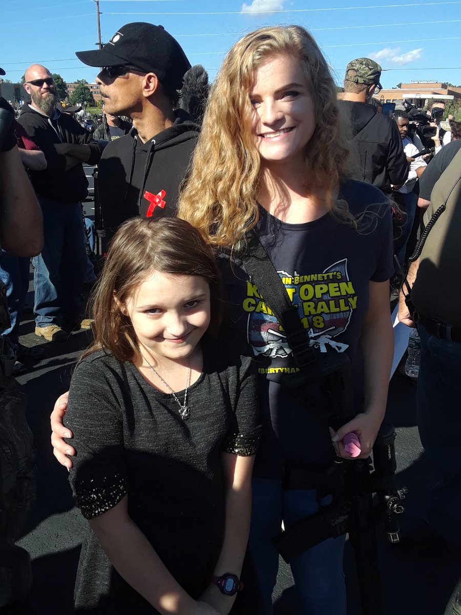 vernicekaminsk1's tweet photo. #KSUOpenCarryWalk 
My daughter was very excited to meet Katelyn you inspire her to stand up for what she believes not matter how many hateful people try to bully her . Your always welcome it Kent!! https://t.co/mwb5GqeV88