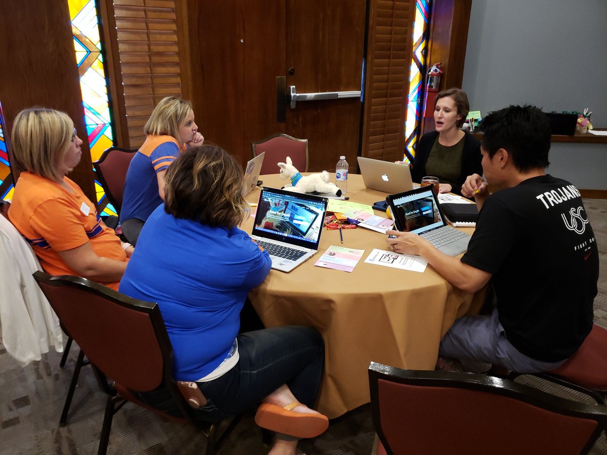 sdavenport931's tweet photo. Great Saturday Learning with @nearpod @activelylearn @WonderWorkshop @SAMLabs #nccechat #learninggrowingleading https://t.co/UdVuPKqoJG