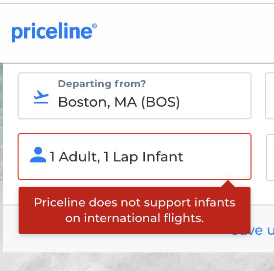 Wow .. that's the first time I've seen something like this <a href="/priceline/">priceline</a>  #travel #infant #travelwoes