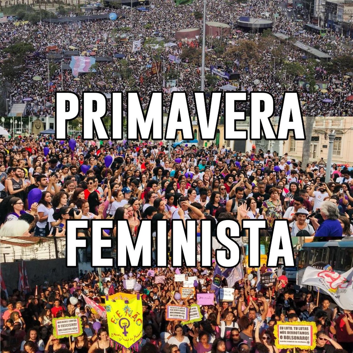 ElianaRezende10's tweet photo. A primavera é feminina! E tod@s são contra o Coiso! E a mídia partidarizada calada!!! Estamos de olho: 
Desinformação como tática também não! 
#EleNão #ÉPelaVidadasMulheres #EleNunca #TodosContraBolsonaro #MulheresContraBolsonaro https://t.co/PViAG51nFs