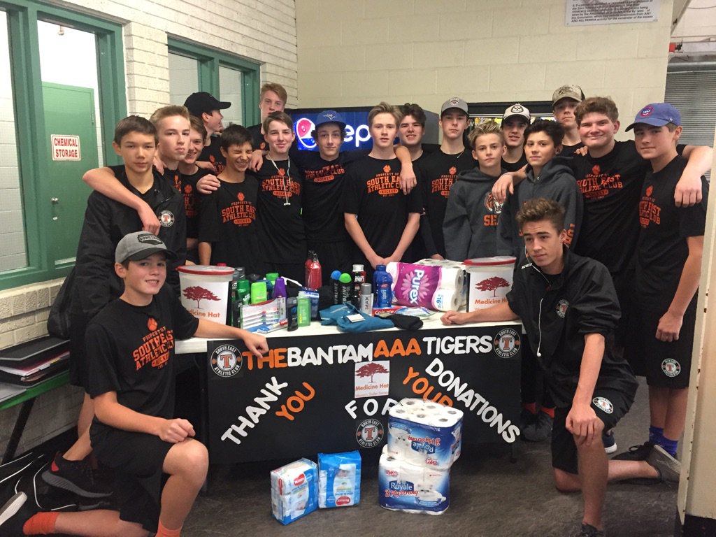 Thank you to everyone who donated to the <a href="/MHWomensShelter/">MH Women's Shelter</a> today.

#SEACBantamAAA #ambhl #medhat #teamwork