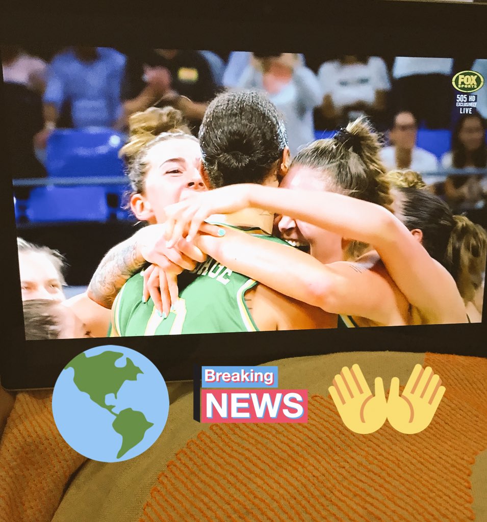 Laura_Hodges11's tweet photo. Gold medal Game 🎉 🏀 🥇Congratulations @ChemistWhouse Opals. #proupaussie #aussieopals🏀 #onemorewin #FIBAWWC https://t.co/IWGZtSqLf8