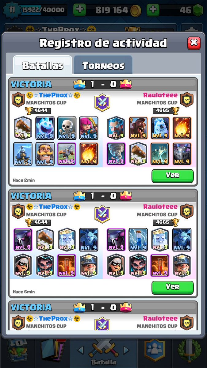 Me proclamó Ganador de la <a href="/ManchitosCUP/">MANCHITOS CUP</a> GG WP!😍❤️