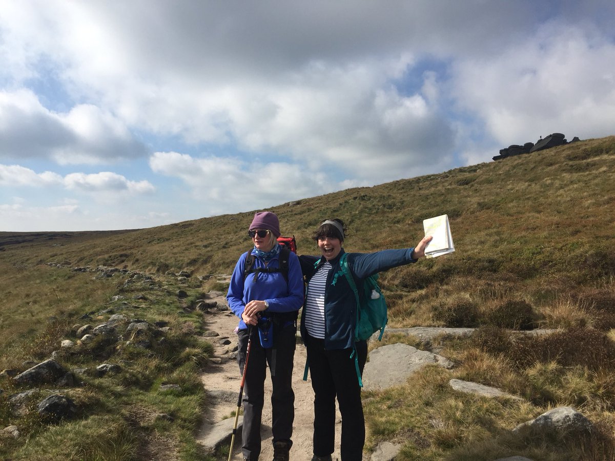 TheWIWalks's tweet photo. More photos of our Activity Week walk up Jacob’s Ladder to Kinder Scout ( the dog was very impatient with our speed). Stunning views and a sheltered spot for lunch. @peakdistrict @PeakDistrictNT @WomensInstitute @WILifemagazine @MFWI @CheshireWIs https://t.co/JtO8Rs3iFn