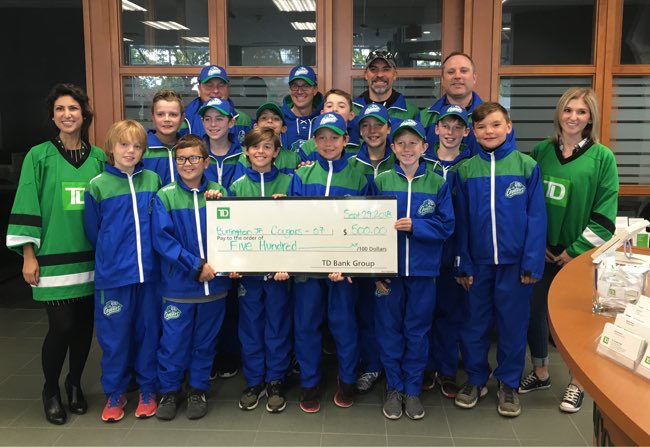 DG_PGA's tweet photo. #TeamSnapLive@kaitlyn_Tobin21@tdinvestmentservices thank you for supporting the @JrCougarsHockey #minorpeewee https://t.co/wbKoZcsbrg