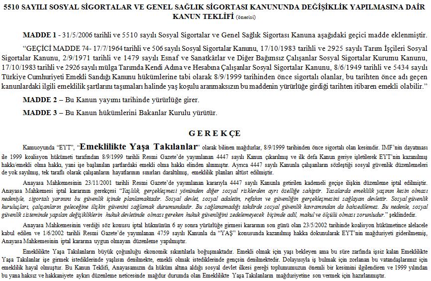 #YıldırımHızıylaEytEkimdeMecliste

EYT mağduriyeti giderecek YASA, ekteki gibi tüm EYT'lileri kapsayacak şekilde çıkmalı !!!

<a href="/BA_Yildirim/">Binali Yıldırım İletişim Ofisi</a> 
<a href="/nacibostanci/">M. Naci Bostancı</a> 
<a href="/turanbulent/">Bülent TURAN</a> 
<a href="/mehmedmus/">Dr. Mehmet Muş</a> 
<a href="/AvOzlemZengin/">Av. Özlem Zengin 🇹🇷</a> 
<a href="/avcahitozkan/">Cahit ÖZKAN</a> 
@eminakbasoglu
@arzuerdemDB
<a href="/eczozgurozel/">Özgür Özel</a>
<a href="/erkanakcay45/">Erkan Akçay</a>
<a href="/MKalayci42/">Mustafa Kalaycı</a>